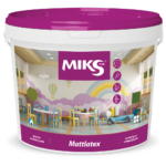 Matt interior resistant paint